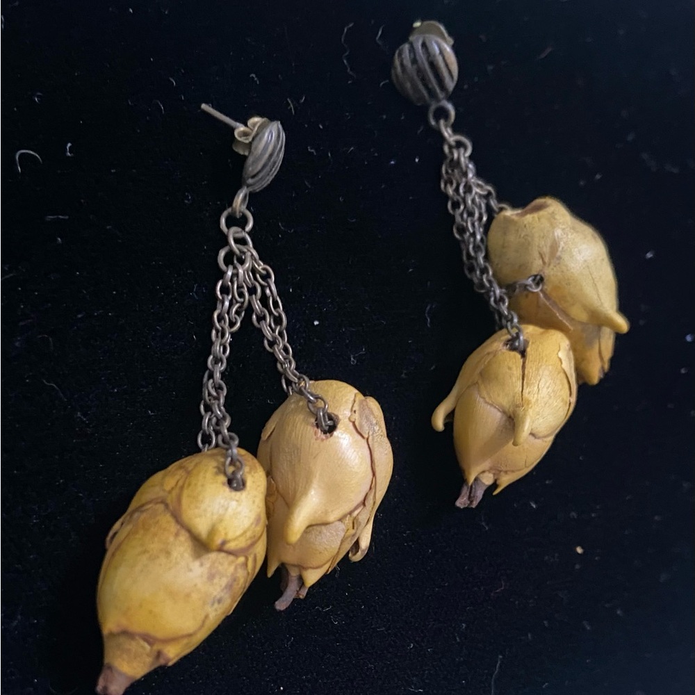 Elegant Yellow Drop Earrings